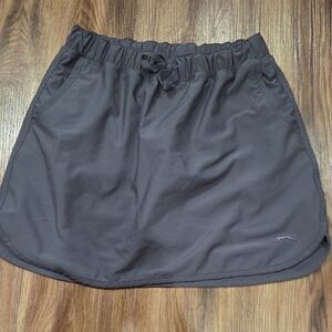 Slazenger Grey Golf Skirt With Shorts Size Medium